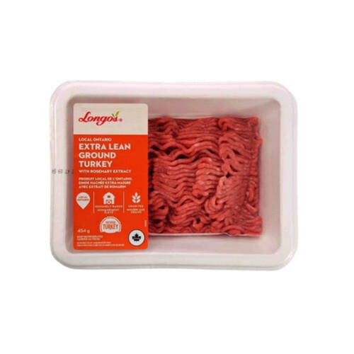 Longo's Ground Turkey Extra Lean 454 g