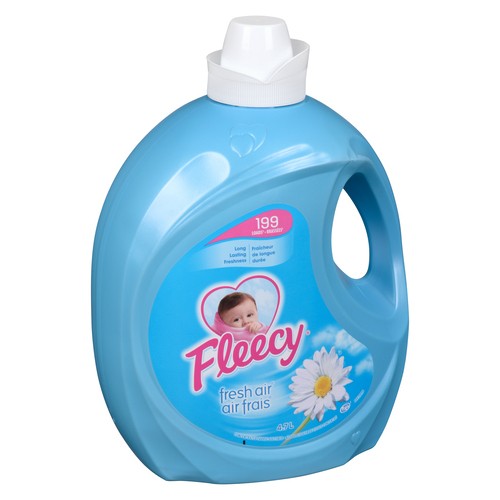 Fleecy Fabric Softener Fresh Air 199 Uses 4.7 L