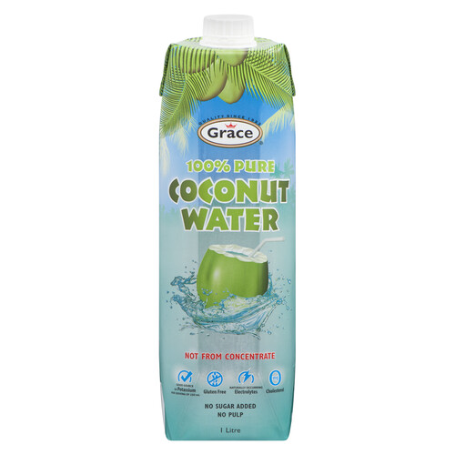 Grace Gluten-Free 100% Pure Coconut Water 1 L