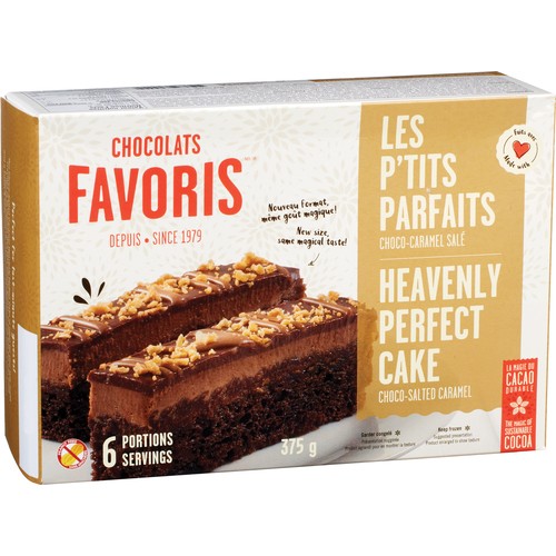 Chocolats Favoris Heavenly Perfect Cake Choco-Salted Caramel 375 g
