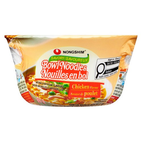 Nong Shim Instant Noodle Soup Bowl Chicken 86 g