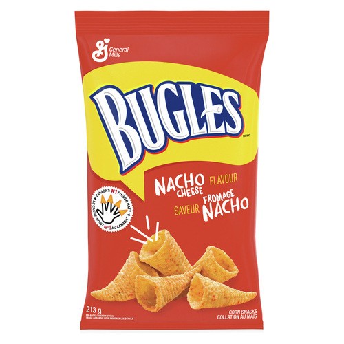 General Mills Bugles Corn Snacks Nacho Cheese 213 g