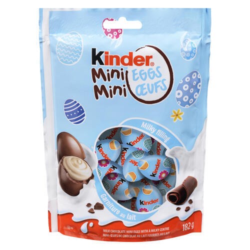 Ferrero Canada Kinder Milk Chocolate Mini Eggs 182 g