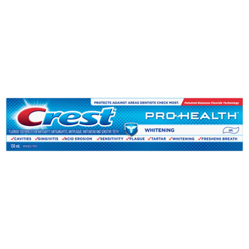 Crest Pro-Health Whitening Toothpaste Gel 130 ml