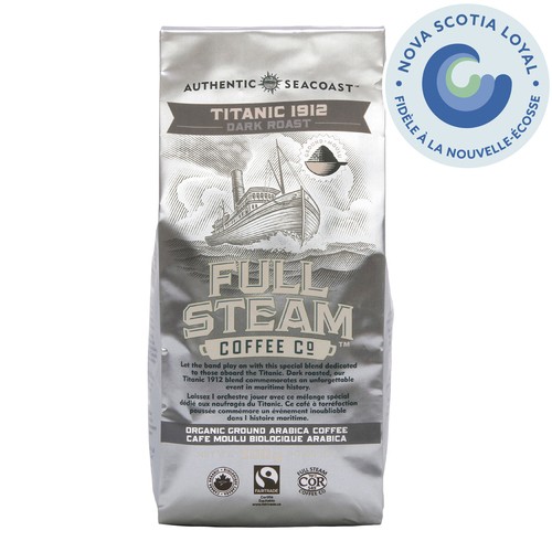 Full Steam Organic Ground Coffee Arabica Medium Roast 300 g