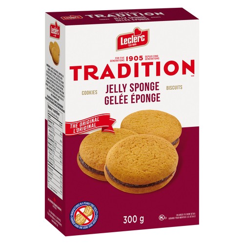 Leclerc Tradition Cookie Jelly Sponge 300 g