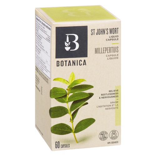 Botanica St John's Wort Liquid Capsule 60 Count
