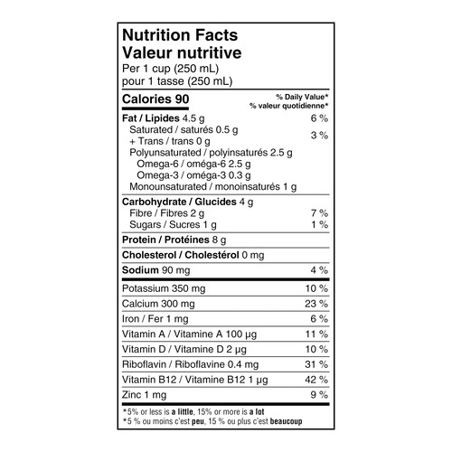 Silk Dairy-Free Soy Beverage Original Unsweetened 1.89 L