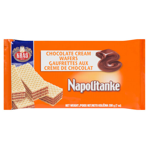 Kras Napolitanke Chocolate Cream Wafers 200 g