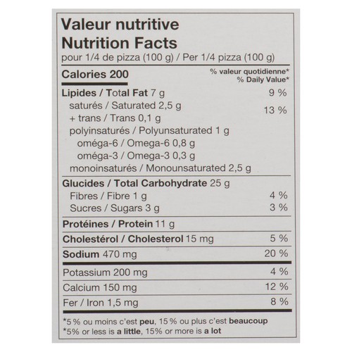 Stromboli Frozen Pizza Marinated Chicken 400 g