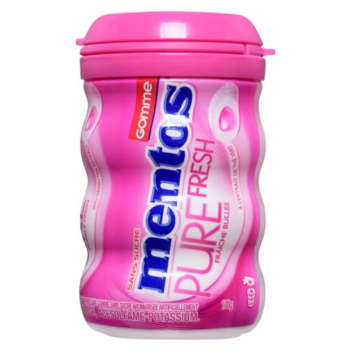 Mentos Sugar Free Pure Fresh Gum Bubble Fresh 50 EA