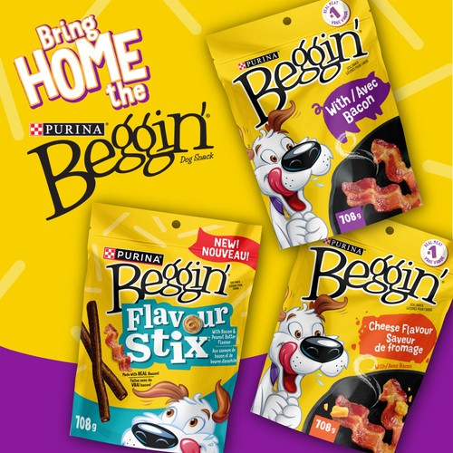 Beggin' Flavour Stix Dog Treats Bacon & Peanut Butter 708 g