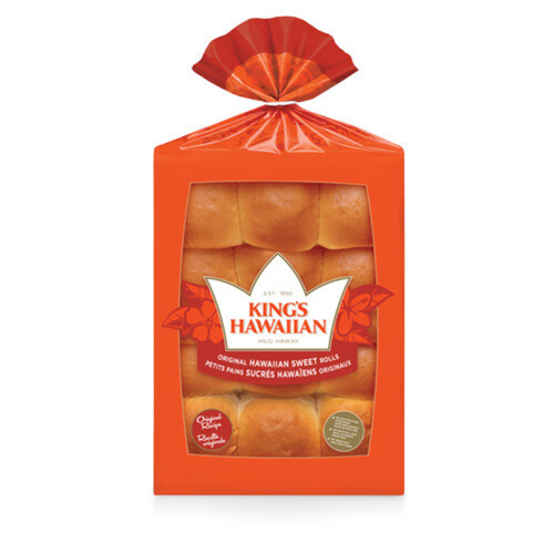 King's Hawaiian Sweet Rolls Original 340 g (frozen)