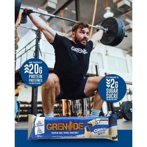 Grenade Protein Bar Oreo White Chocolate 60 g