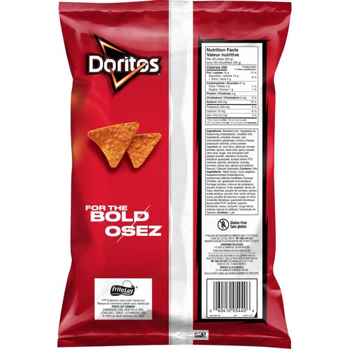 Doritos Tortilla Chips Nacho Cheese 235 g