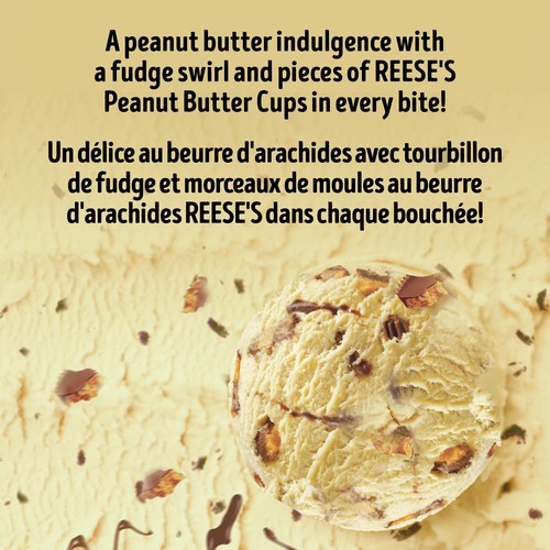 Breyers Frozen Dessert Reese's Peanut Butter Cups For A Delicious Treat 1.66 L