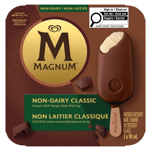 Magnum Dairy-Free Frozen Dessert Bars Classic 3 x 90 ml