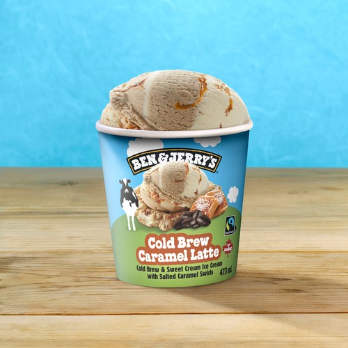 Ben & Jerry's Ice Cream Cold Brew Caramel Latte 473 ml