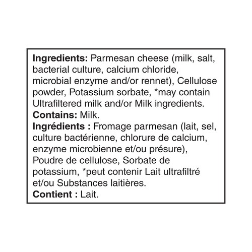 Kraft Aged Grated Cheese 100% Parmesan 141 g