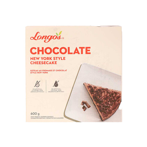 Longo's Frozen New York Style Cheesecake Chocolate 600 g