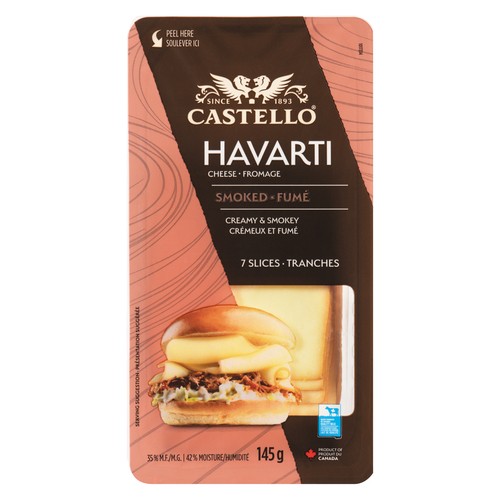 Castello Sliced Cheese Smoked Havarti 7 Slices 145 g