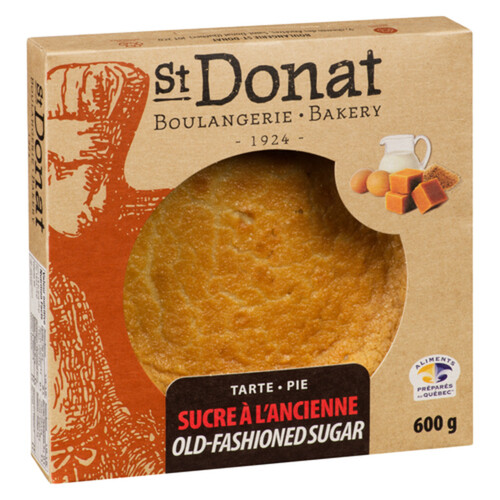 Boulangerie St-Donat Pie Old Fashioned Sugar Cream 600 g (frozen)