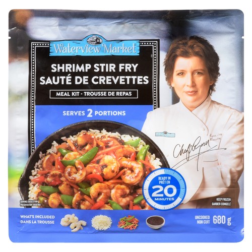 Waterview Market Frozen Stir Fry Entree Chef Lynn Shrimp 680 g