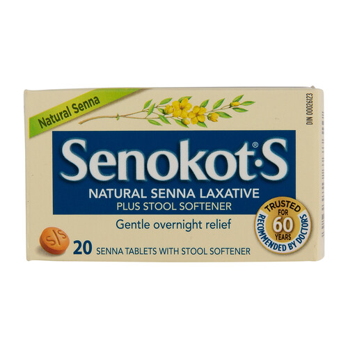 Senokot Senna Tablets 20 EA