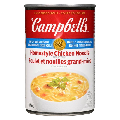 Campbell's Condensed Soup Light Homestyle Chicken Noodle 284 ml