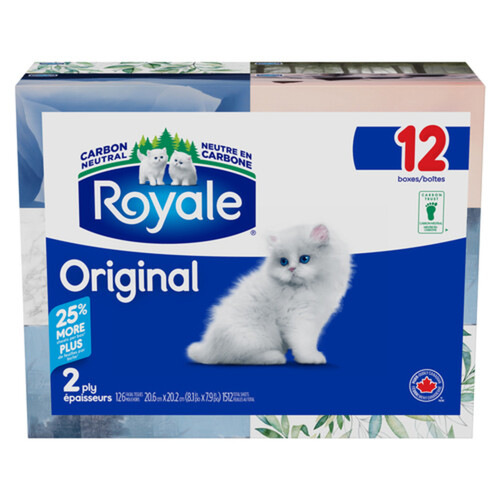 Royale Facial Tissue 2-Ply 12 Boxes x 126 Sheets