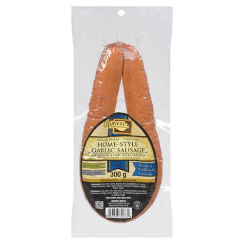 Harvest Meats Garlic Homestyle Sausage 300 g