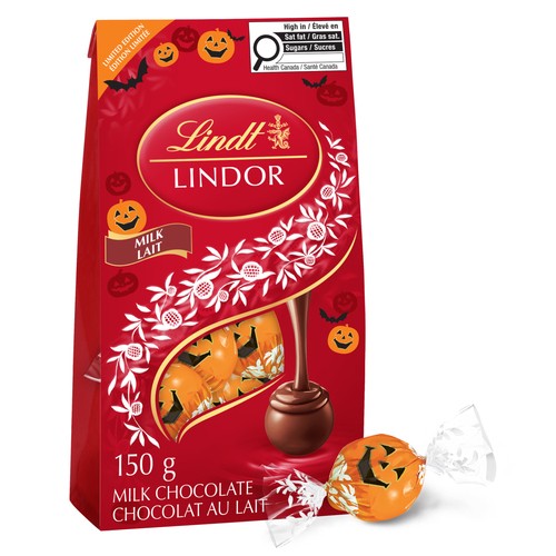 Lindt Lindor Truffles Milk Chocolate Limited Edition Halloween Pumpkin 150 g