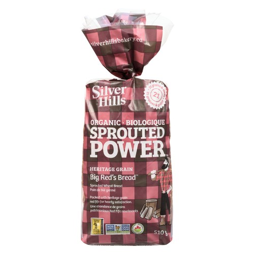 Silver Hills Organic Big Red's Bread 510 g (frozen)