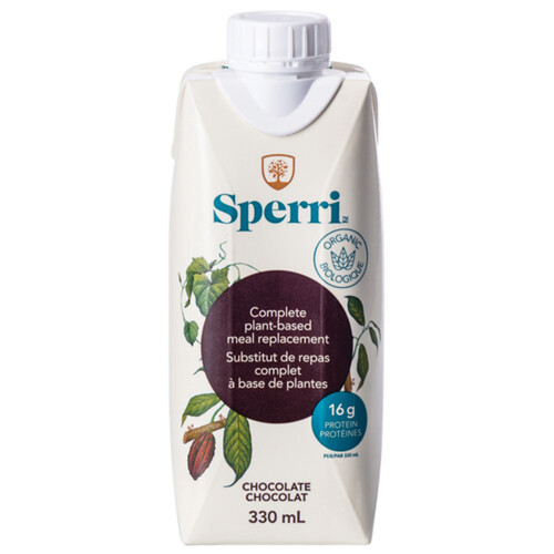 Sperri Plant Based Meal Replacement Drink Chocolate 330 ml