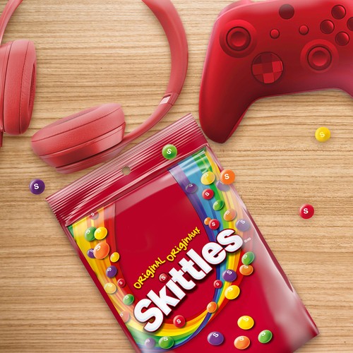 Skittles Chewy Candy Original Bowl Size Bag 320 g