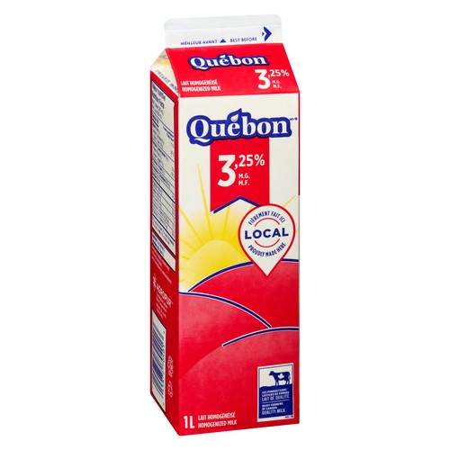 Québon 3.25% Milk Homogenized 1 L