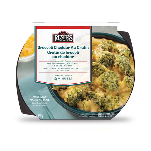 Reser's Fine Foods Sensational Sides Cheddar Broccoli Au Gratin 340 g