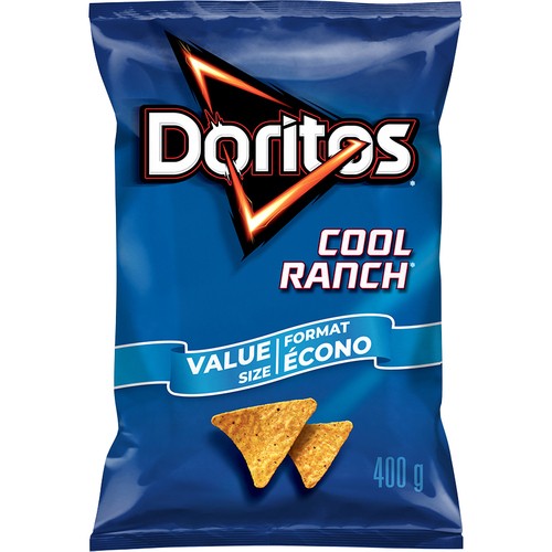 Doritos Tortilla Chips Cool Ranch Value Size 400 g