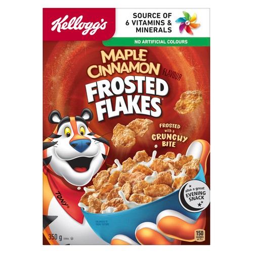 Kellogg's Frosted Flakes Cereal Maple Cinnamon 350 g