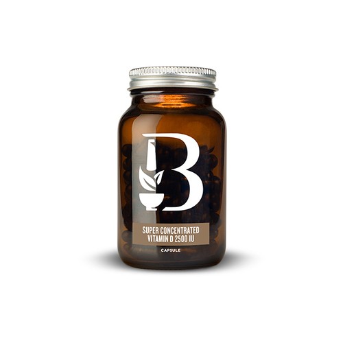 Botanica Super Concentrated Vitamin D 2500 IU Capsule 60 Count