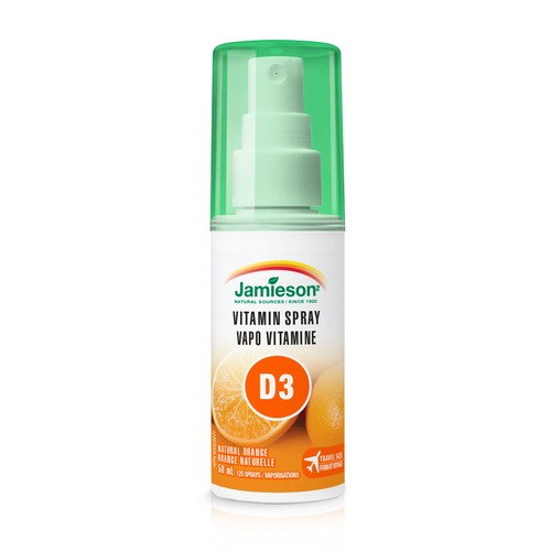 Jamieson Vitamin D Spray Natural Orange Flavour 58 ml