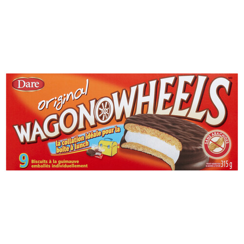 Dare Wagon Wheels Peanut-Free Marshmallow Cookies Original 315 g
