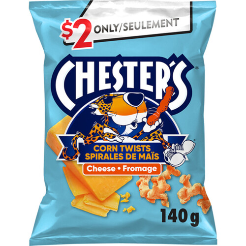 Chester's Corn Twist Snacks Cheese 140 g