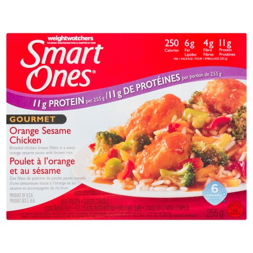 Smart Ones Orange Sesame Chicken Frozen Meal 255 g
