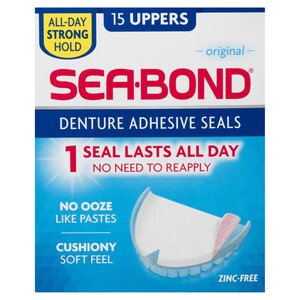 Sea Bond Regular Uppers Denture Cushions 15 EA