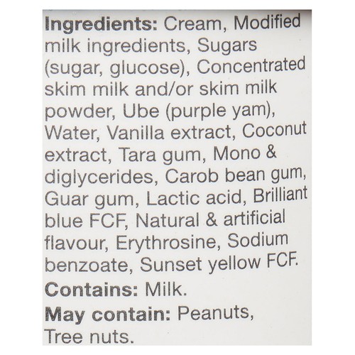 Walls Ube Ice Cream With Purple Yam Inspired By The Tastes Of Philippines 1.41 L