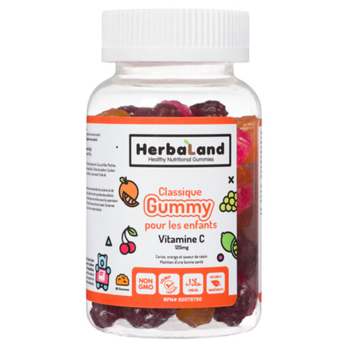 Herbaland Kids Gummies Classic Vitamin C 60 EA Voilà Online Groceries