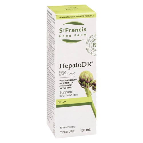 St. Francis Herb Farm Herbal Remedies Daily Liver Tonic Tincture Detox Hepato DR 50 ml