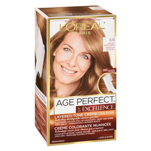 L'Oréal Paris Excellence Hair Color 6 B Light Soft Neutral Brown 1 Pack