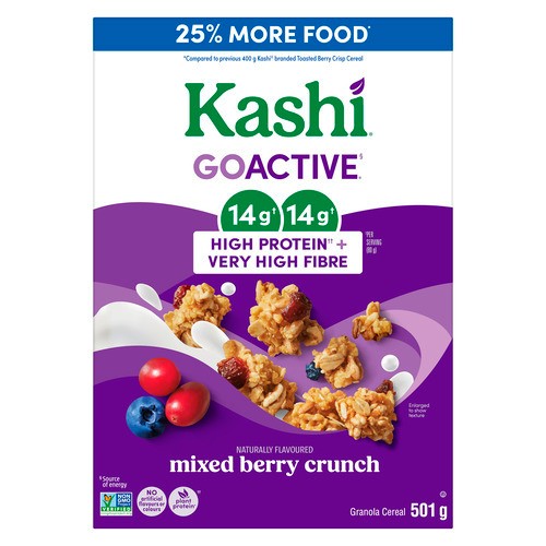 Kashi GoActive Granola Cereal Mixed Berry Crunch 501 g